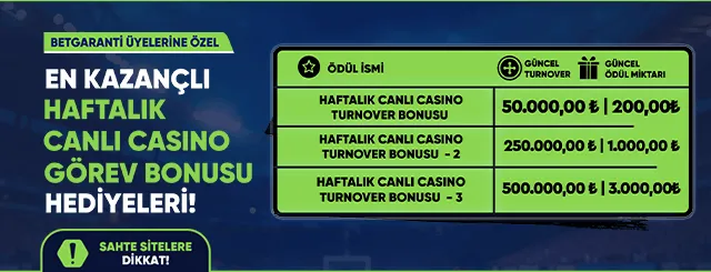 haftalık casino